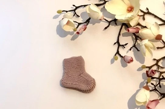 Magnolia Haroşa Uzun Patik Gül Kurusu