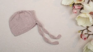 Magnolia Triko Şapka Gül Kurusu