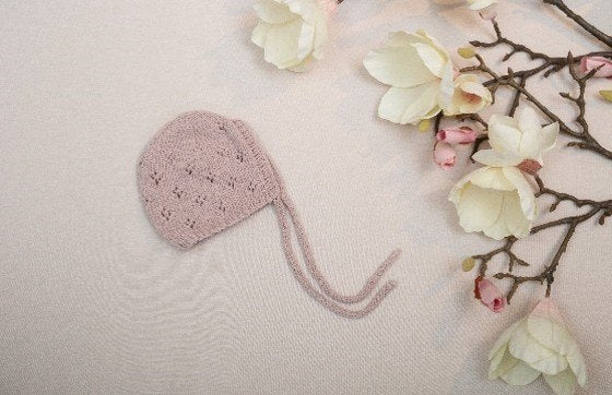 Magnolia Ajurlu Şapka Gül