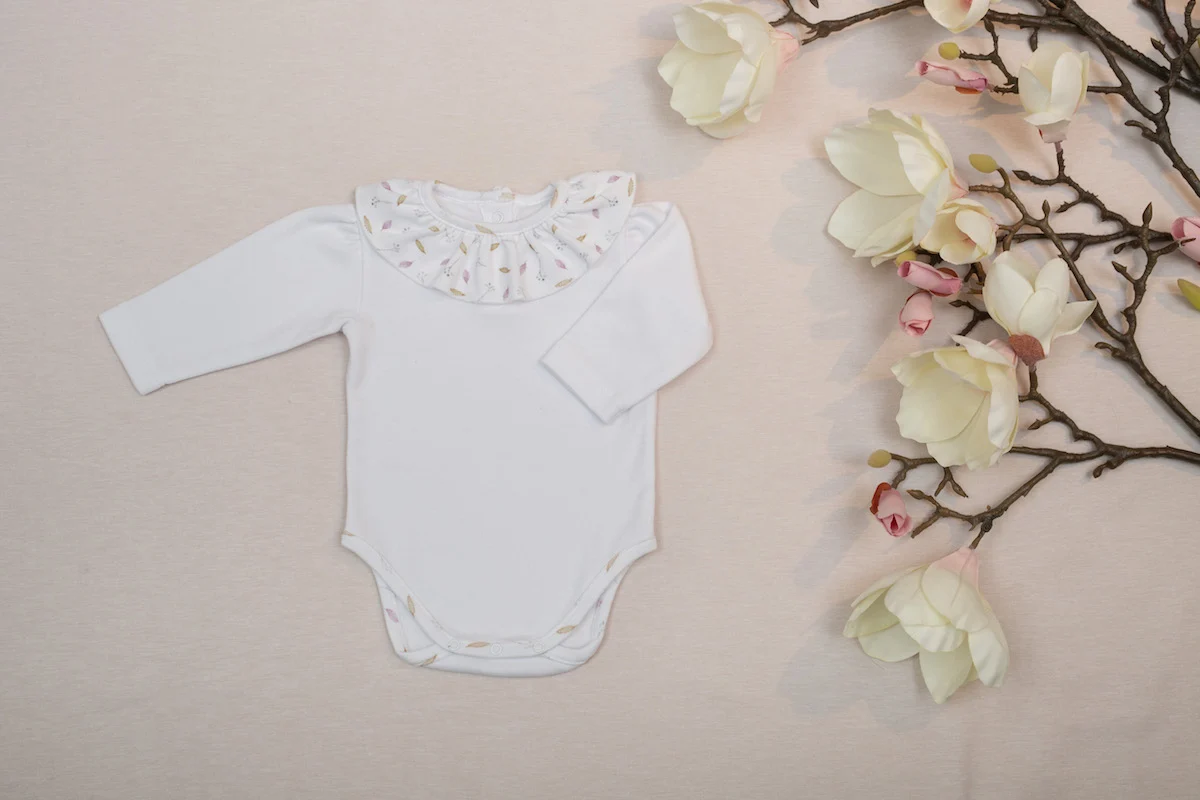 Magnolia Fırfırlı Body Uzun Kol