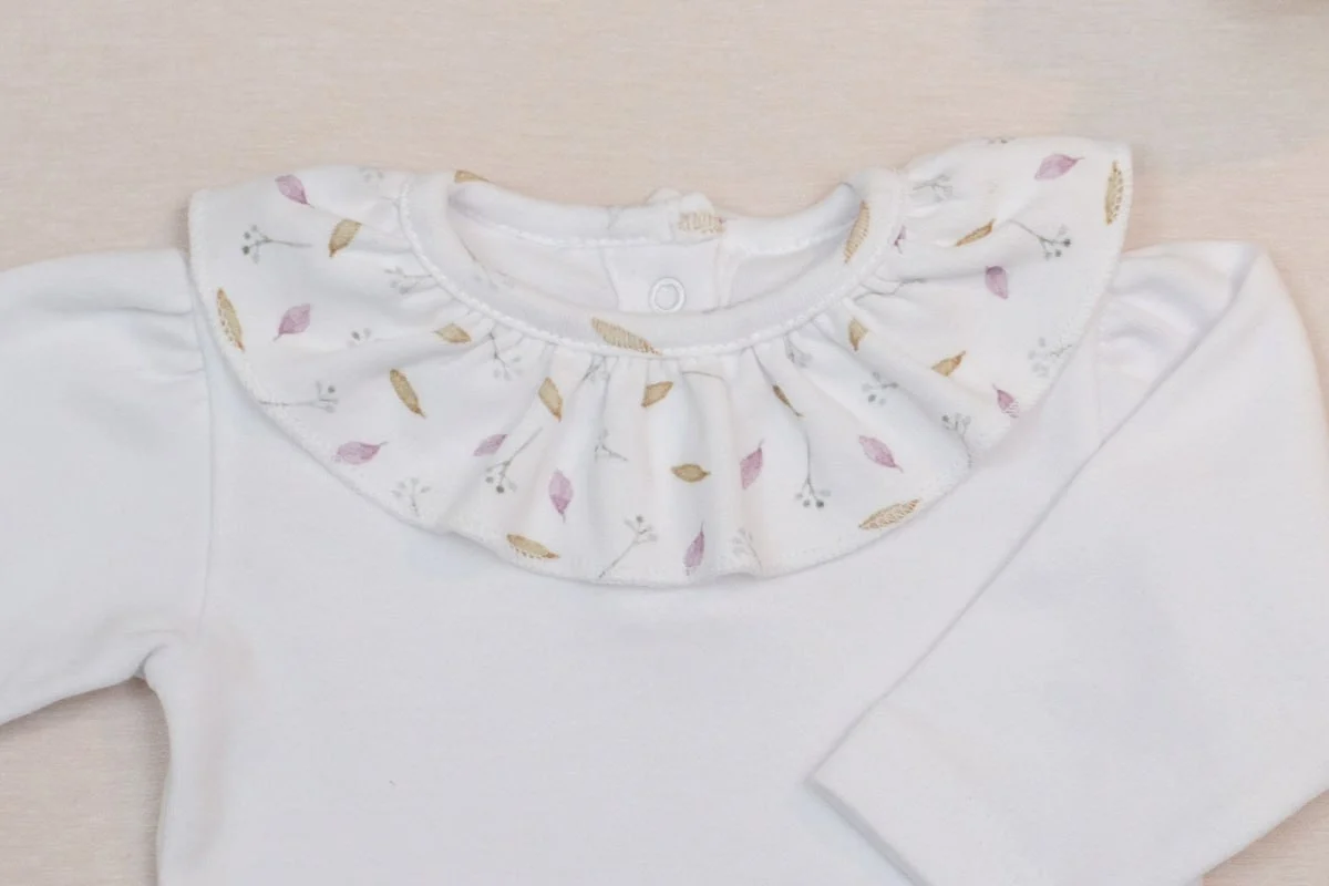 Magnolia Fırfırlı Body Kısa Kol