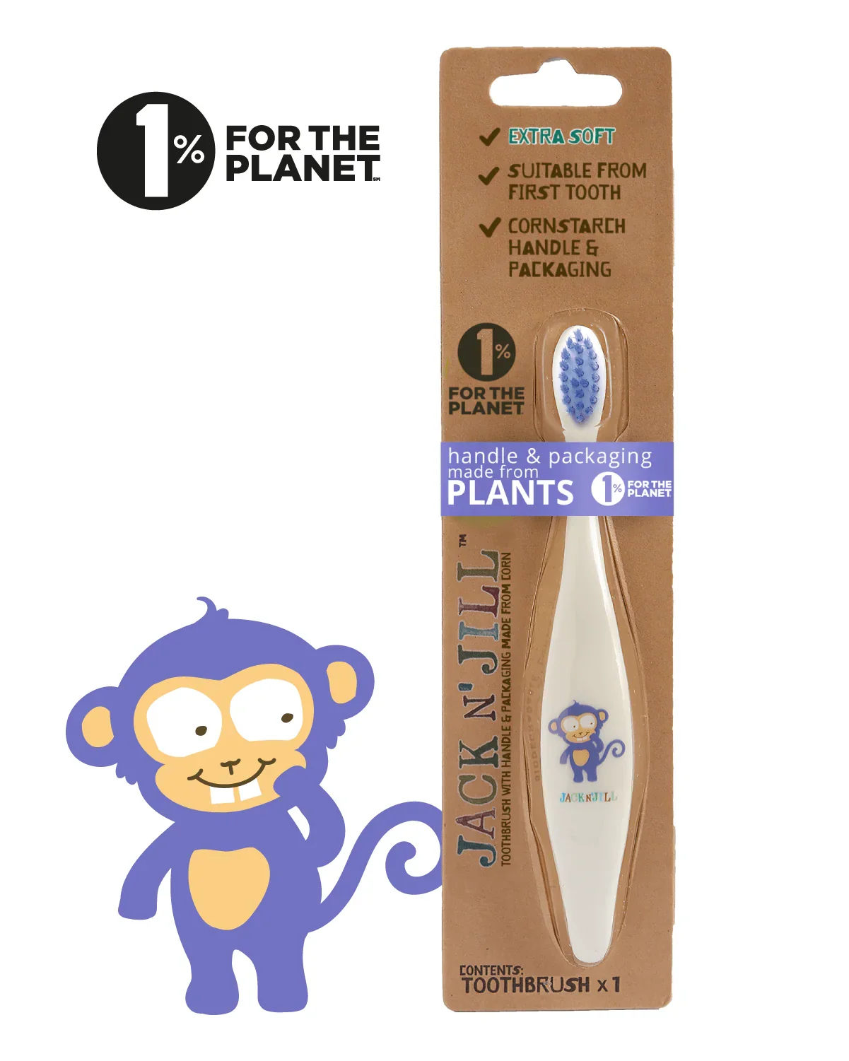 Doğal Diş Fırçası- Monkey