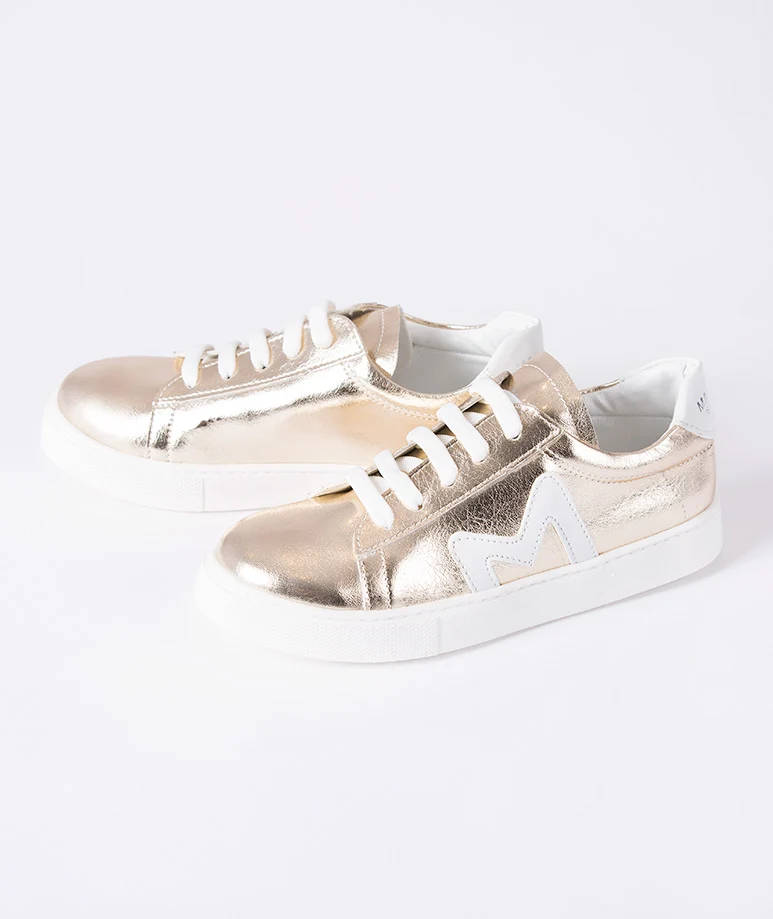 Mama Luma Gold Sneakers