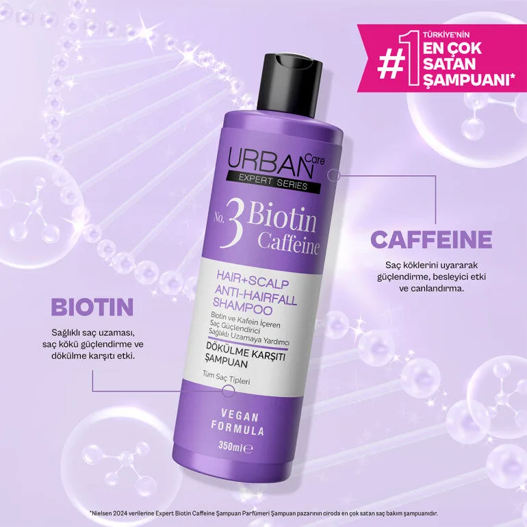Urban Care Expert Series Biotin Caffeine Saç Bakım Şampuan 350ml