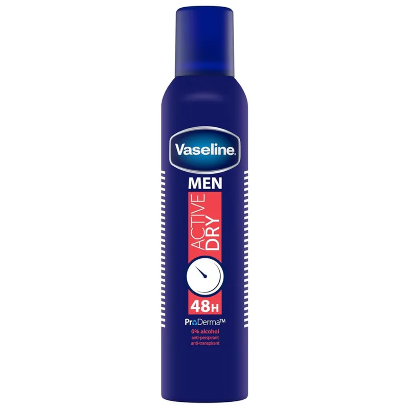 Vaseline Spray Men Active Dry 250 ml