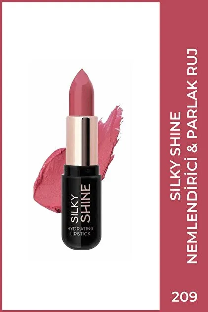 Golden Rose Lipstick Silky Shine Hydrating 209