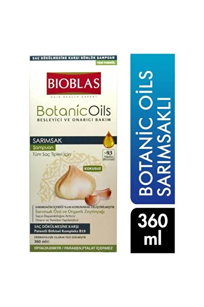 Bioblas Org. Oils Sarımsak Şampuan 360 ml