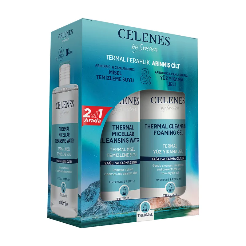 Celenes 2'Li Misel Temizleme Suyu Yüz Yıkama Jeli