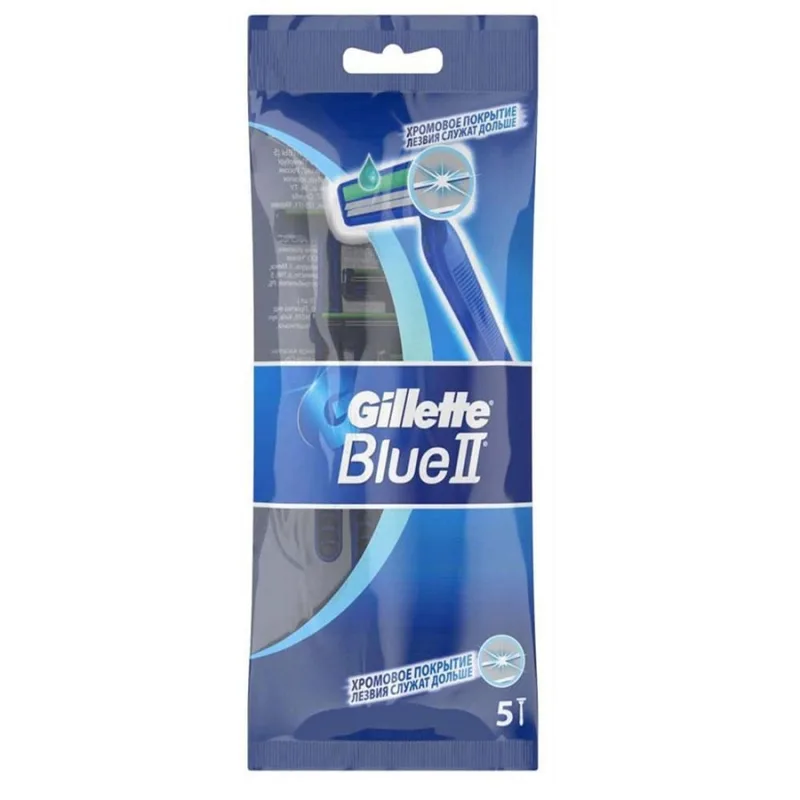 Gillette Blue II Reg.Razor Poşet 5'li