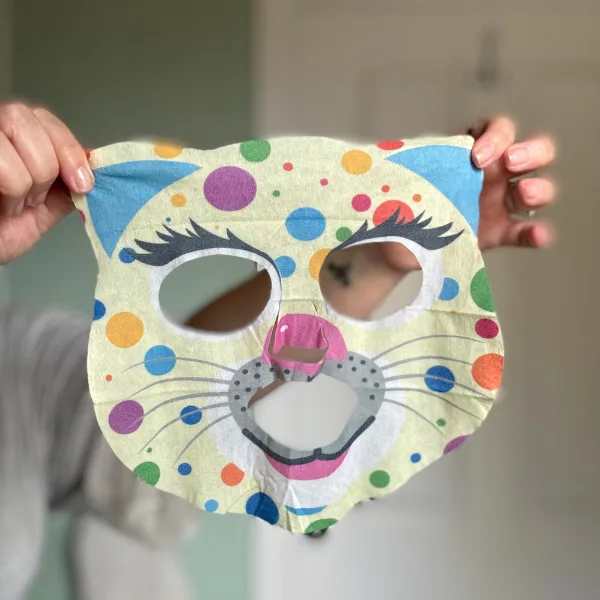 7 Heaven Rainbow Leopard Mask
