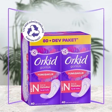 Orkid Günlük Ped 80'li