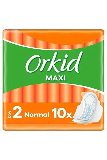 Orkid Maxi Normal 10'lu Hijyenik Ped