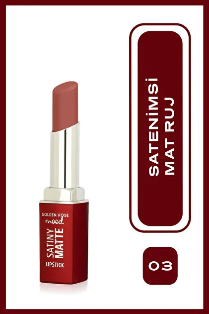 Gr Moods Sheer Bright Lipstick No: 103 Coral Red