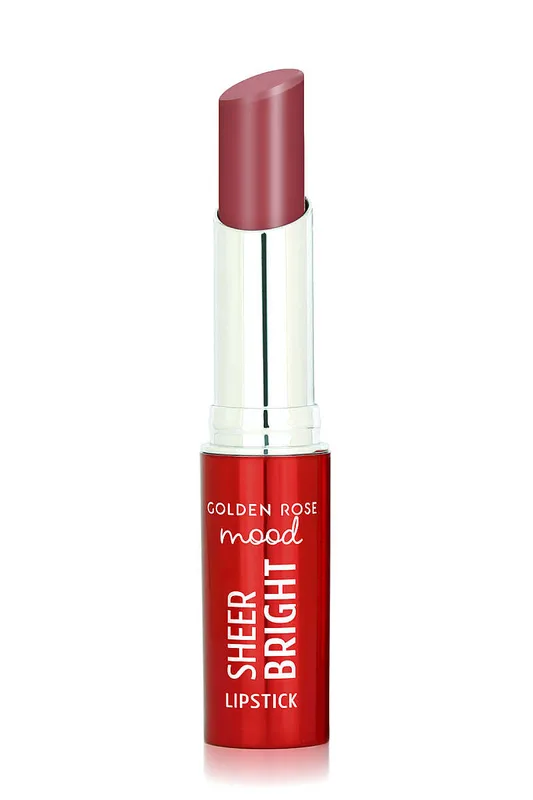 GR Ruj Mood Sheer Bright Lipstick No: 107 Mood Mauve