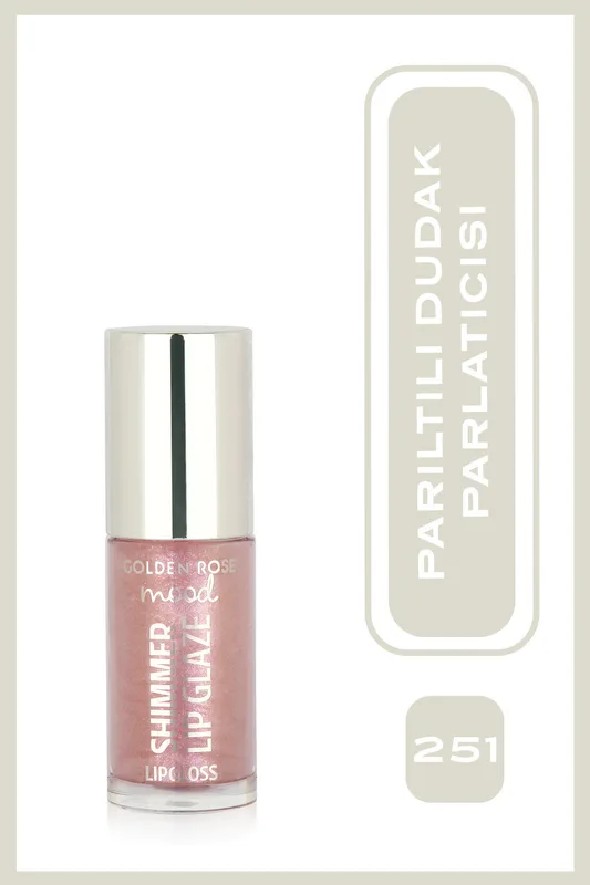 Gr Mood Shimmer Lip Glaze Lipgloss No:251 B.Pink