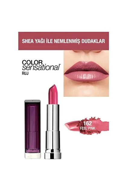 Maybelline Ruj Color Sensation 162 Feel Pink