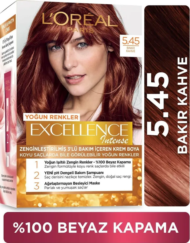 L'Oréal Saç Boyası Excellence Intense 5.45