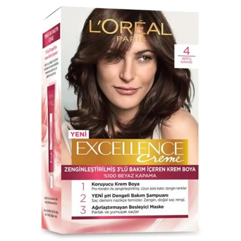 L'Oréal Excellence Krem 4 Kahve
