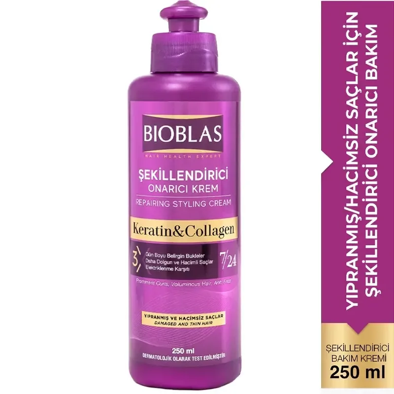 Bioblas Kolajen Keratin Şekillendirici Saç Krem 250 ml