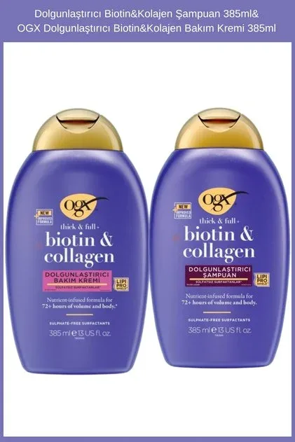 Ogx İkili Biotin & Collagen Shampoo