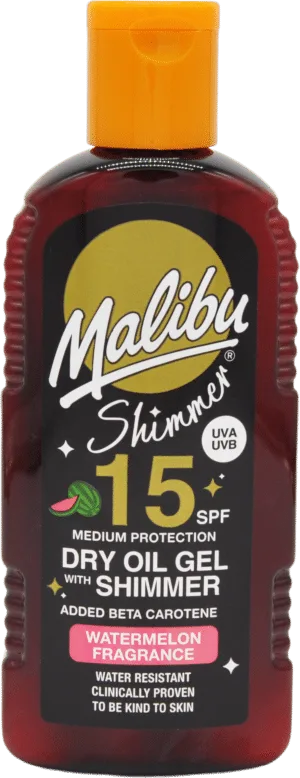 Malibu Kuru Yağ Shimmer Gel SPF 15 200 ml