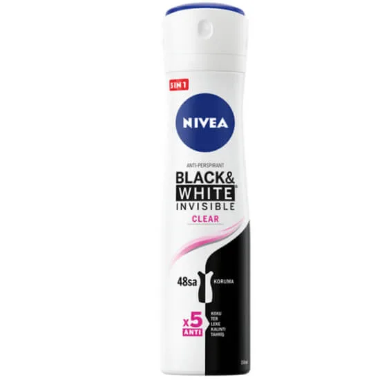 Nivea Deodorant 150 Ml A7P Spray Black & White