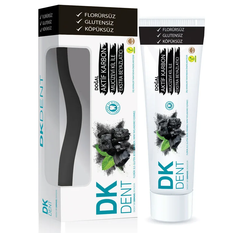 DK Dent Karbonlu Diş Macunu + Diş Fırçası