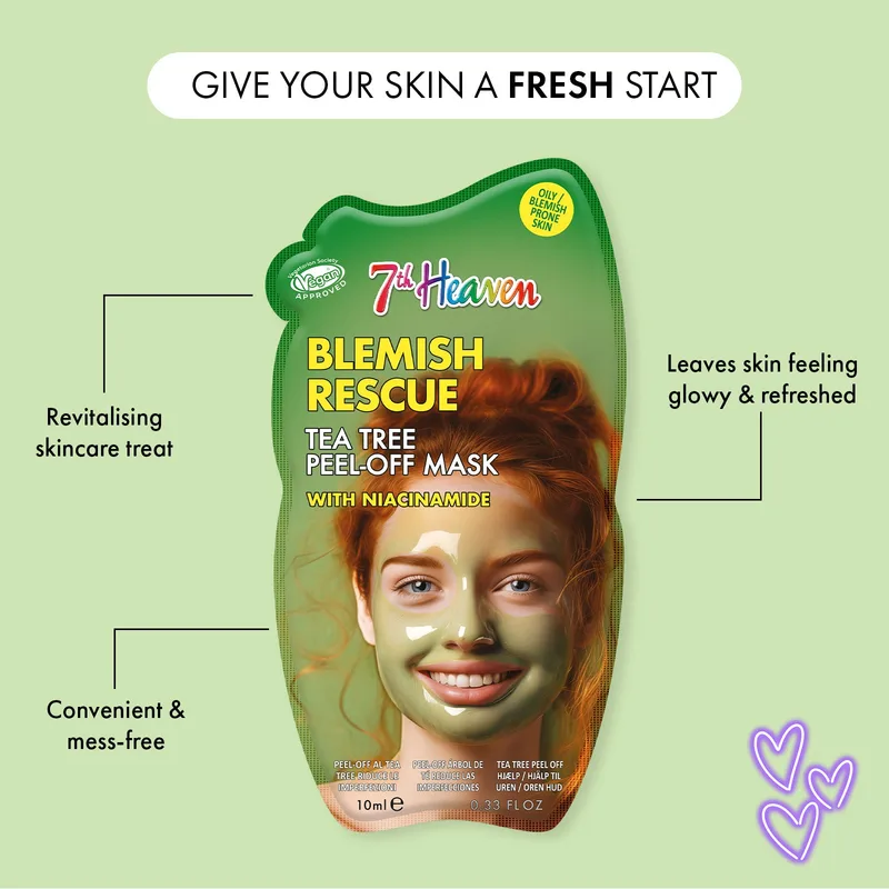 7 Heaven Tea Tree Peel Off Mask With Niacinamide