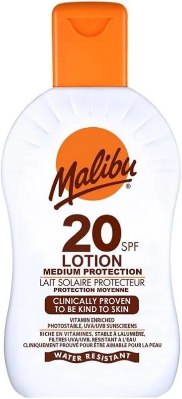 Malibu Güneş Bakımı SPF20 High Protection Lotion 200 ml