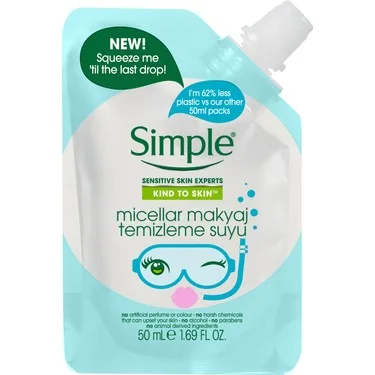 Simple 50 ml Micellar Cleansing Water