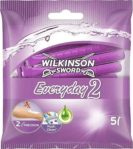 Wilkinson Tıraş Bıçağı Everyday Aloe Mor Ambalaj 5'li