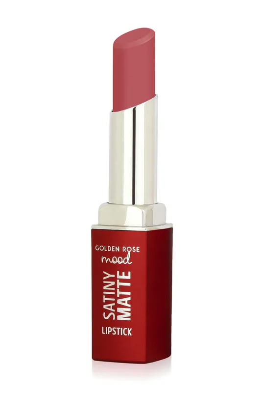 Gr Mood Satiny Matte Lipstick No:06 Peach Amber