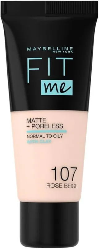 Maybelline Pudra Fit Me Matte Poreless 107 Rose Bei