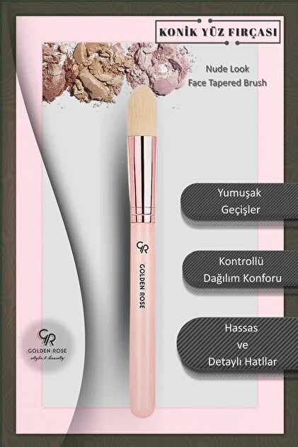 GR Nude Face Tapered Brush