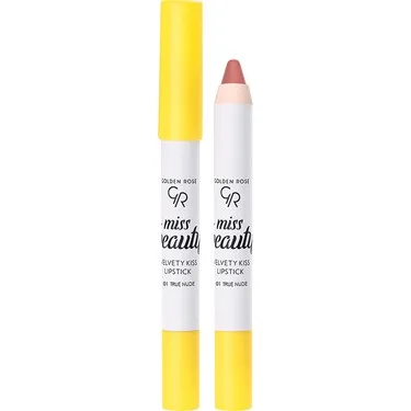 GR Miss Beauty Velvety Kiss Lipstick No: 01 True Nude