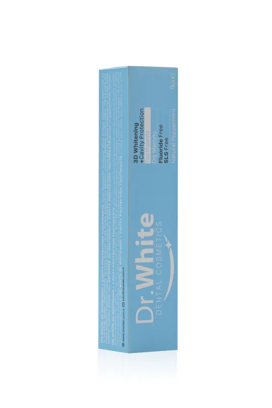 Dr. White 3D Whitening Cavity Protection Diş Macunu 75 ml