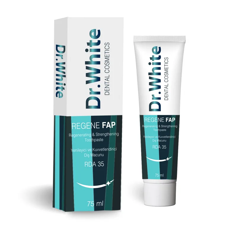 Dr. White Nano Hydroxyapatite Regene Fab Diş Macunu 75 ml