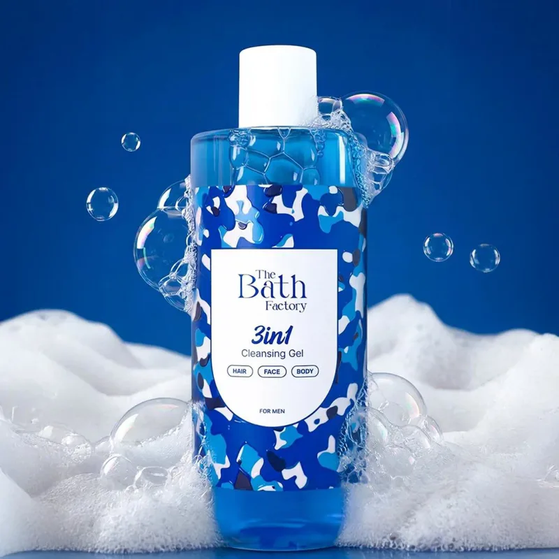 The Bath Factory 3 In 1 Yüz-Saç-Vücut Temizleyici Jel 400 ml