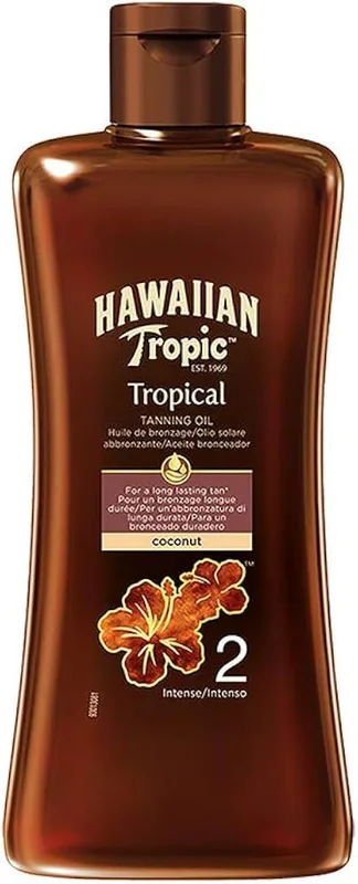 Hawaiian Tropic Tan Oil SPF+2 200 ml
