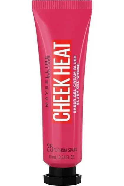 Maybelline Cheek Heat 25 Fuchsia Spark Likit Allık 10 ml