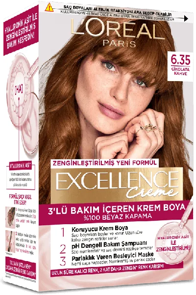 L'Oréal Excellence Crème 6.35 Çikolata Kahve