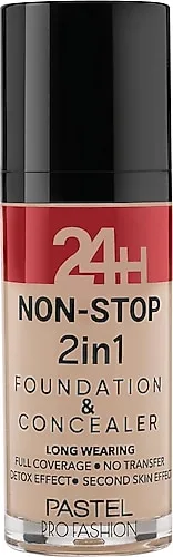 Pastel Makyaj Non Stop 2 In 1 Foundation & Concealer No: 601