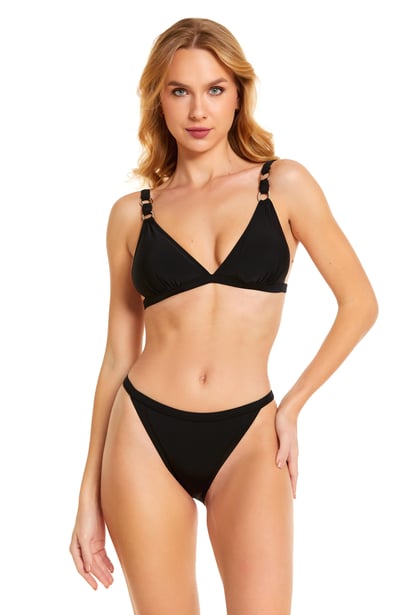 Argento Siyah Üçgen Bikini Takımı