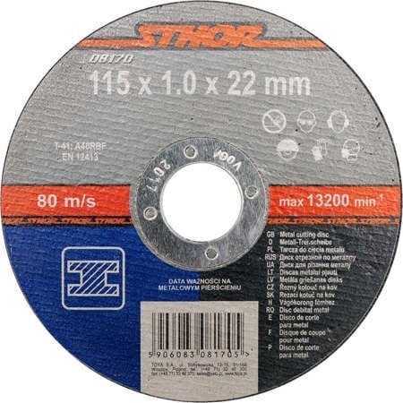 Metal Kesme Disk 115x1.0x22mm