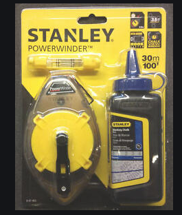 Stanley Powerwinder 0-47-465 30 m Çizim İpi Kiti 3 Parça Set