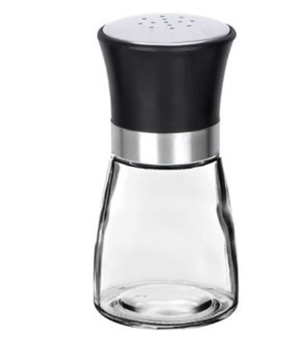 Gusto Inox Başlıklı Cam Tuzluk