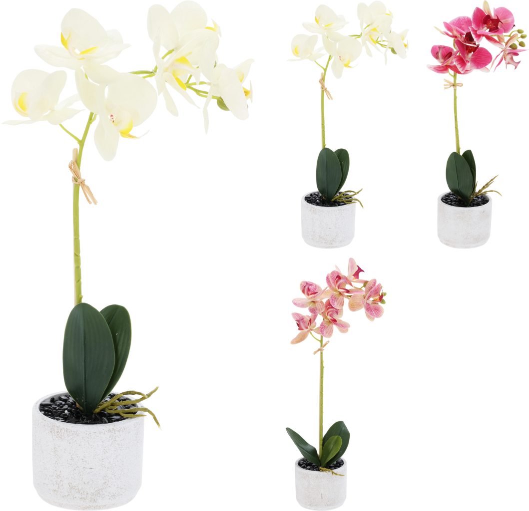 Artificial Orchid, 3 Assorted