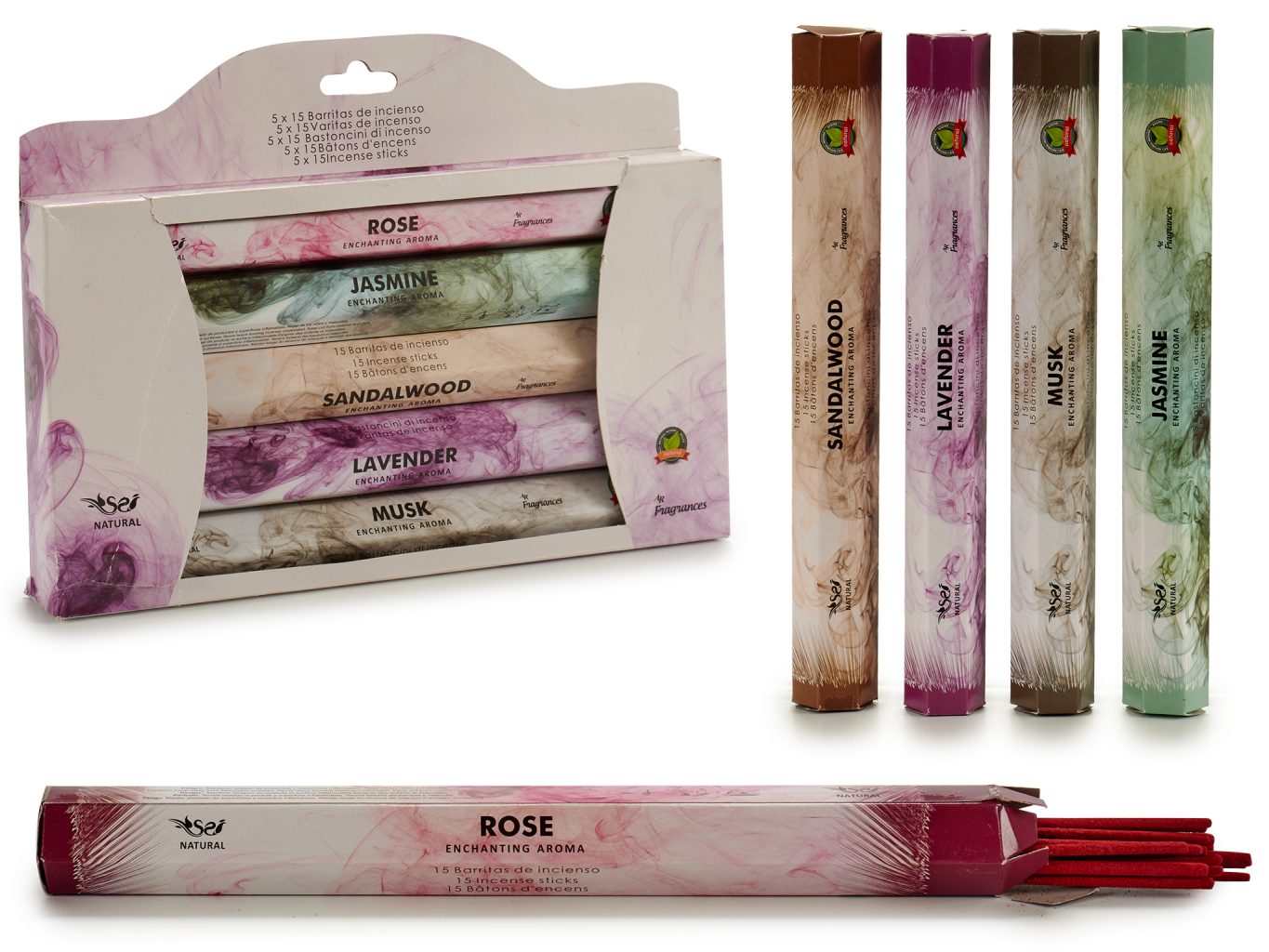 Accorde 15 Sticks 5 Flower Tütsü Set