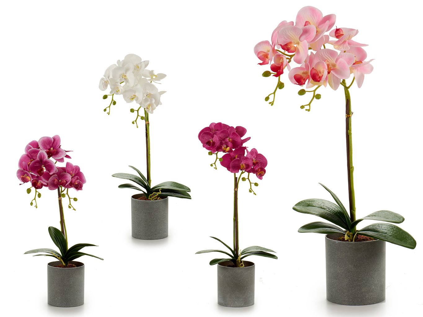 Giftdecor Orkide 51cm Gri