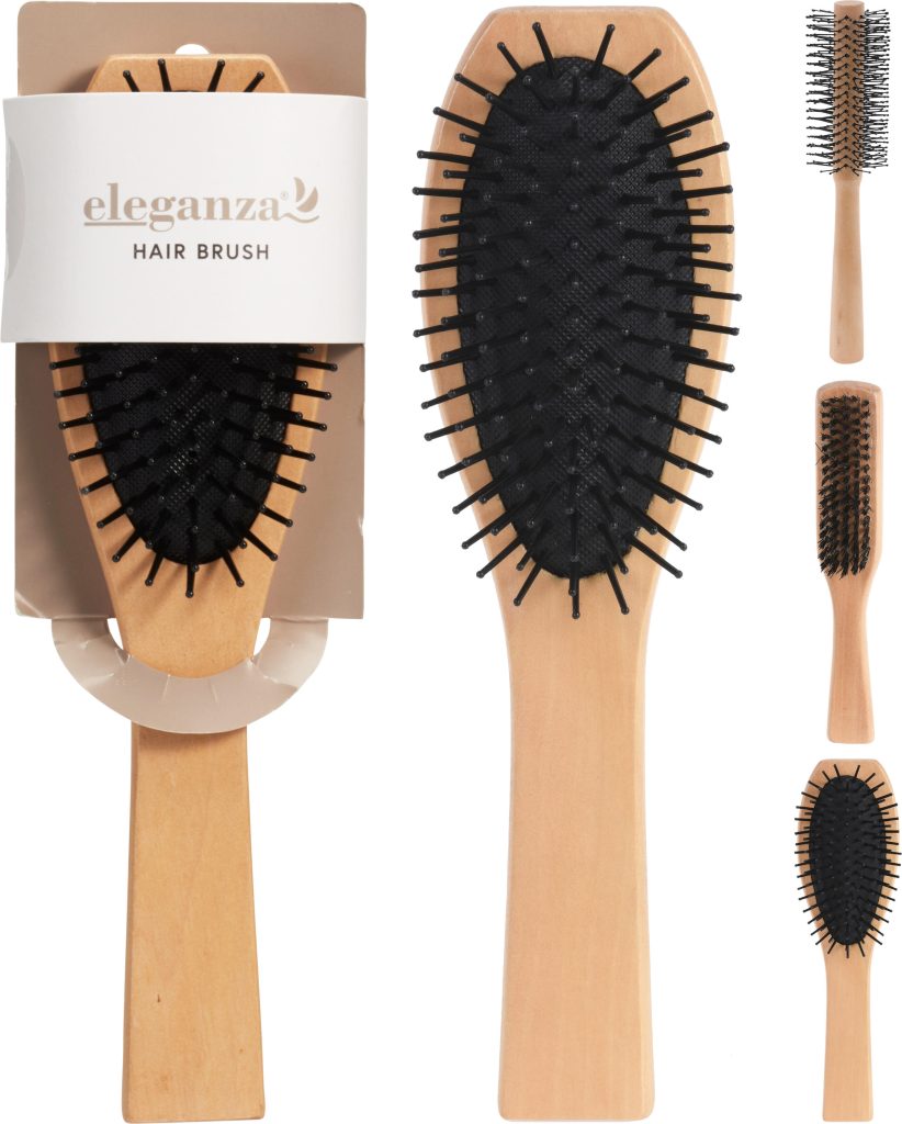 Hairbrush Wood 3ASS Models